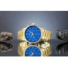 Vyriškas laikrodis Giewont Chronograph Sapphire Złoto Mėlyna GW6310-B5