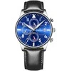 Vyriškas laikrodis Giewont Chronograph Sapphire Juodai Mėlyna GW5630-A3