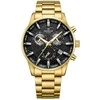 Vyriškas laikrodis Giewont Chronograph Sapphire Złoto Juodas GW4580-B4