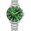 Vyriškas laikrodis Giewont Chronograph Sapphire Sidabrinė Žalias GW3970-B8