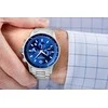 Vyriškas laikrodis Giewont Chronograph Sapphire Sidabrinė Mėlyna GW3520-B3