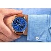 Vyriškas laikrodis Giewont Chronograph Sapphire Ruda Mėlyna GW3520-A5