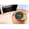 Vyriškas laikrodis Giewont Chronograph Sapphire Złoto Juodas GW7290-B4