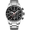 Vyriškas laikrodis Giewont Chronograph Sapphire Sidabrinė Juodas GW9140-B1