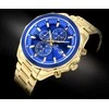 Vyriškas laikrodis Giewont Chronograph Sapphire Złoto Mėlyna GW7290-B6