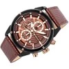 Vyriškas laikrodis Giewont Chronograph Sapphire Juodai Ruda GW8810-A3