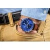 Vyriškas laikrodis Giewont Chronograph Sapphire Ruda Mėlyna GW3520-A5