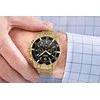 Vyriškas laikrodis Giewont Chronograph Sapphire Złoto Juodas GW3970-B7