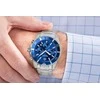 Vyriškas laikrodis Giewont Chronograph Sapphire Sidabrinė Mėlyna GW3970-B3