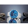Vyriškas laikrodis Giewont Chronograph Sapphire Sidabrinė Mėlyna GW8720-B3