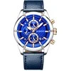 Vyriškas laikrodis Giewont Chronograph Sapphire Sidabrinė Mėlyna GW8810-A2