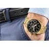 Vyriškas laikrodis Giewont Chronograph safyrinis auksinis juodas GW9140-B4