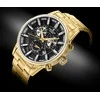 Vyriškas laikrodis Giewont Chronograph Sapphire Złoto Juodas GW4580-B4