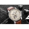 Vyriškas laikrodis ZEPPELIN Mediterranee Open Heart Automatic 9666-5 + DĖŽUTĖ