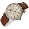 Vyriškas laikrodis ZEPPELIN Mediterranee Open Heart Automatic 9666-5 + DĖŽUTĖ