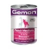 Gemon medium adult konservuotas pašaras su jautienos ir kepenėlių gabaliukais 415g