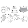 IMAC boksas Linus Cabrio rudas 50x32x34,5cm