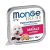 Monge Fresh paštetas šunims su kiaulienos gabalėliais 100g