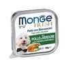 Monge Fresh paštetas šunims su vištienos gabalėliais ir daržovėmis100g