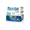 Monge Grilis konservuotas pašaras sterilizuotoms katėms mix su aviena/triušiena 85g x12