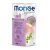 Monge SUPREME - Cat Wet Pouches su tunu, jūrų liežuviu ir žaliais žirneliais - sterilizuotoms katėms (80g)