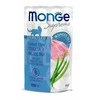 Monge SUPREME - Cat Wet Pouches su tunu, kefale ir šparaginėmis pupelėmis - sterilizuotoms katėms (80g)