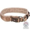 TRIXIE Premium antkaklis, platus su neoprenu L 49-55cm/25mm, šv. deim./karamelė
