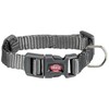 TRIXIE Premium antkaklis, XXS-XS 15-25cm/10mm, grafito