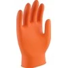 Oranžinės nitrilinės pirštinės SANTEX Flash Oranžinis Power, 50 vnt., M, 8,5 g - L