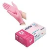 Rausvos nitrilinės pirštinės SANTEX Nitriflex Rose 100 vnt., 3,5 g - M