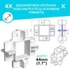 Kryžiukai plytelių tarpams, daugkartiniai, 1,2,3,5 mm (40 vnt.)