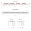 Lango elementas - MTF W B 67x50 mm, ilgis 1200 mm, 1 vnt.
