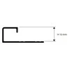 Profilis Aliuminis baltas, h 10 mm, L 2,7 m