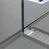 Profilis, nerūdijantis plienas, su nuolydžiu, stiklui, kairinis, L 1,5 m