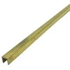 Profilis, žalvaris, naturalus, h 10x10 mm, L 2,7 m