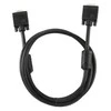 GEMBIRD CC-PPVGA-5M-B Gembird VGA HD15m/HD15m dvigubai ekranuotas su 2 ferito šerdimis 5m kabelis juodas
