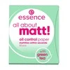 "Essence Cosmetics viskas apie Matt! Matinio makiažo servetėlės 50 U