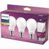 Philips, pakuotėje 3 E27 LED 60W lemputės, šiltai balta