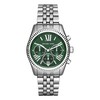 Laikrodis MICHAEL KORS MK6222. Kwarcowy, Kolor žalia. Unisex.