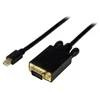 Kabelis StarTech Rodyti Port Mini - D- Sub (VGA) 1,8m Juoda (MDP2VGAMM6B)