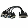 Controller StarTech PCIE x1 - 4x RS- 232 nuoseklusis prievadas (PEX4S232485)