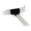 „StarTech DB-9“ – IDC-10, 0,4 m, pjūklas (PLATE9M16LP)