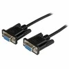 StarTech.com SCNM9FF1MBK serijinis kabelis Juoda 1 m DB-9