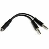 StarTech Cablexpert 4pin TRRS CTIA ausinių adapte