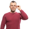 Akiniai LONGINES LG5007H56002. EYEGLASSES, Kolor juoda. Mężczyzna.