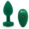 Dreamtoys B-VIBE VIBRUOJANTIS DEKORATYVINIS ANALINIS KAIŠTIS M/L EMERALDO ŽALIA