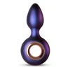 Easytoys Hueman – vibruojantis analinis kištukas Deep Space
