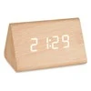 Gift Decor Skaitmeninis Laikrodis Stacjonarny Ruda PVC Drewno MDF (11,7 x 7,5 x 8 cm)