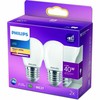 Philips E27 LED lemputė, 4,3W, 470lm, 2700K 2 vnt.