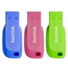 SANDISK CRUZER BLADE USB atmintinės, 3 vnt. pakuotėje, 32 GB